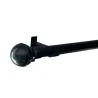 Black Pole Set/Ball Finial 25mm-1.5M