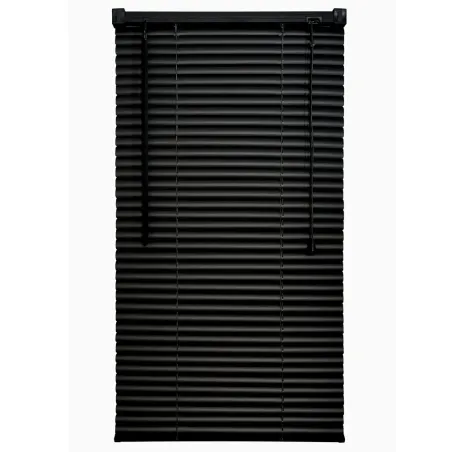 PVC Blind 25mm 1500mmx1600mm Satin Black