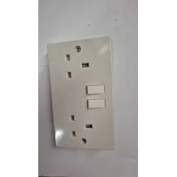 Switch Plug And Cover 6X3 Duo 13A 2G  Sq, Watford - Cashbuild