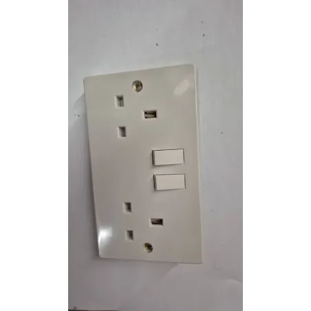 Switch Plug And Cover 6X3 Duo 13A 2G  Sq, Watford - Cashbuild
