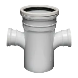 Soil & Vent Junction Plain Dbl Red 90Deg 110mm SABS