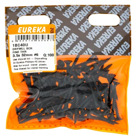 Eureka Drywall Screw 3.5X 32mm 6 Quanitity:100, EUREKA - Cashbuild