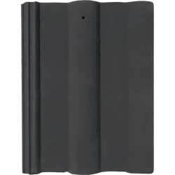 Double Roman Concrete Roof Tile Black,  - Cashbuild