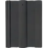 Double Roman Concrete Roof Tile Black,  - Cashbuild