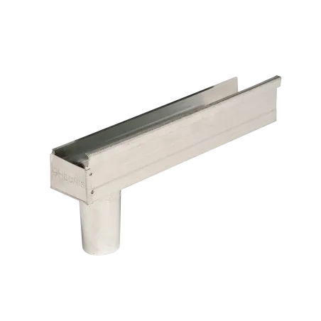 Gutter Galvanized Square Stop End Round Outlet,  - Cashbuild