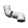 Gutter Pvc Round Offset Bend Quantity:2,  - Cashbuild