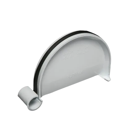 Gutter PVC Round Stop End,  - Cashbuild