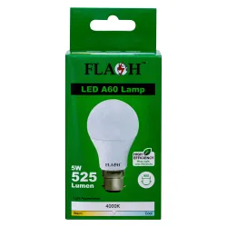 Globe Led A60 5W B22 4000K Fl,  - Cashbuild