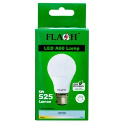 Globe Led A60 5W B22 6000K Fl,  - Cashbuild