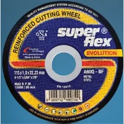 Cutting Disc Met S/Flex Evo 115X22.23X1,  - Cashbuild