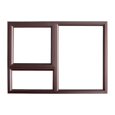 1500 X 900 Bronze Aluminium Window Frame, Clear Glass,  - Cashbuild
