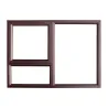 1500 X 900 Bronze Aluminium Window Frame, Clear Glass,  - Cashbuild