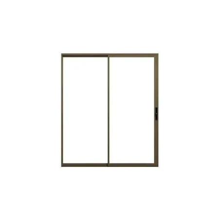 1800 X 2100 Silver Clear Glass Aluminium Sliding Door Frame ,Wheels, Handles,  - Cashbuild