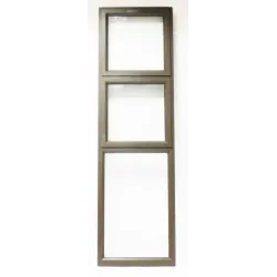 2100 X 600 Aluminium Window Sidelight Frame Clear Glass,  - Cashbuild