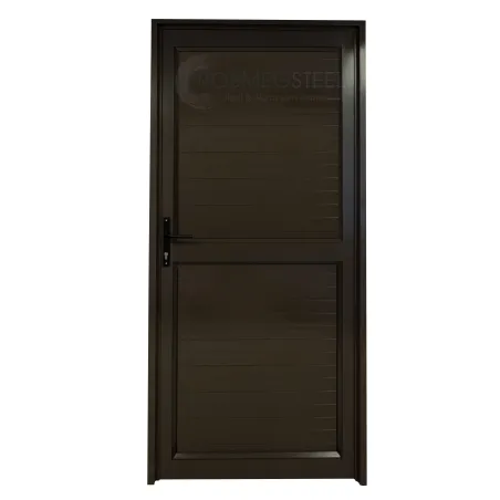 900x2100 ED,Stable Door Full Slats, I/L, Bronze, ROBMEG - Cashbuild