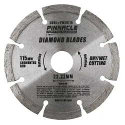 Diamond Blade Segmented 115mm Pinnacle