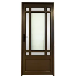 Door Aluminium EntranceAmericana 900x2.1m Bronze, Robmeg Harper - Cashbuild