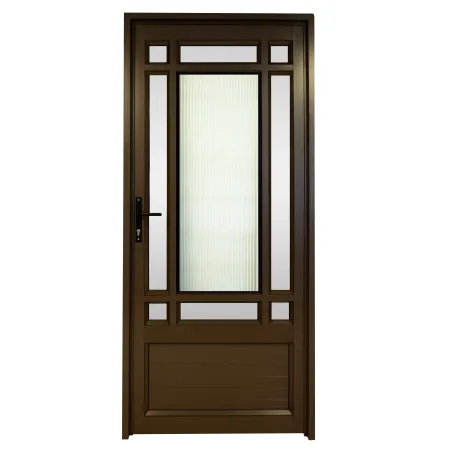 Door Aluminium EntranceAmericana 900x2.1m Bronze, Robmeg Harper - Cashbuild