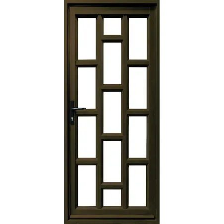 Door Aluminium Hinge Brick Glass Full Bronze,  - Cashbuild