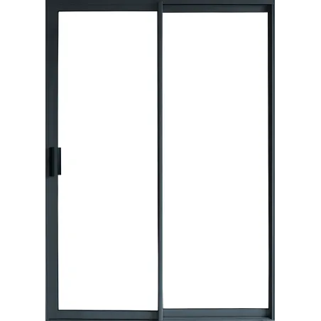 Sliding Door Aluminium Charcoal 1.5M,  - Cashbuild