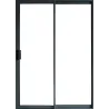 Sliding Door Aluminium Charcoal 1.5M,  - Cashbuild