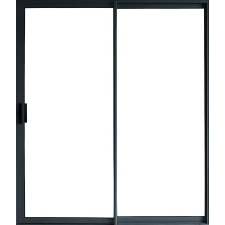 Sliding Door Aluminium Charcoal 1.8M,  - Cashbuild