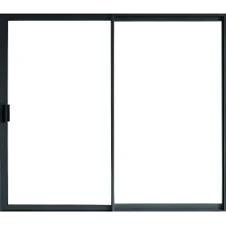 Sliding Door Aluminium Charcoal 2.4M,  - Cashbuild