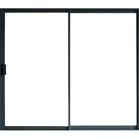 Sliding Door Aluminium Charcoal 2.4M,  - Cashbuild