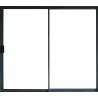 Sliding Door Aluminium Charcoal 2.4M,  - Cashbuild
