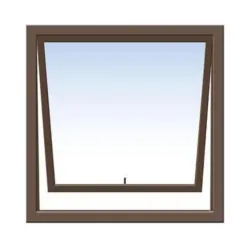 Window Frame Aluminium 28-Pt66 Bronze Obscure,  - Cashbuild