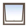 Window Frame Aluminium 28-Pt66 Bronze Obscure,  - Cashbuild