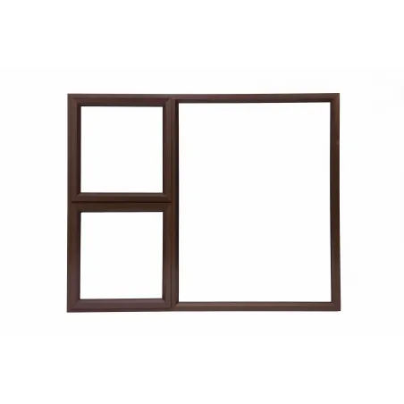 Window Frame Aluminium 28-Ptt1512 Bronze Clear Left Hand,  - Cashbuild