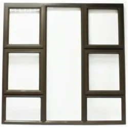 Window Frame Aluminium P4Tt1515 Bronze,  - Cashbuild