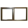 Window Frame Aluminium Pt126 Bronze Clear Left Hand,  - Cashbuild