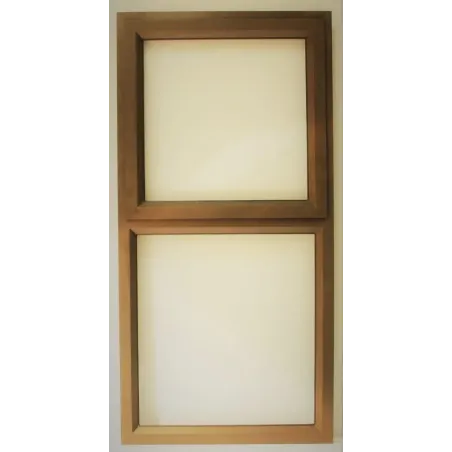 Window Frame Aluminium Pt126 Bronze Clear Left Hand,  - Cashbuild