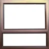 Window Frame Aluminium Pt99 Bronze Clear,  - Cashbuild