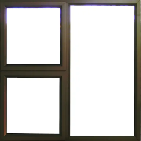 Window Frame Aluminium Ptt1212 Bronze Clear Left Hand,  - Cashbuild