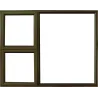 Window Frame Aluminium Ptt1512 Bronze Clear Left Hand,  - Cashbuild