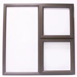 Window Frame Aluminium Ptt1812 Bronze Clear Left Hand,  - Cashbuild
