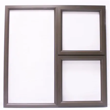 Window Frame Aluminium Ptt1812 Bronze Clear Left Hand,  - Cashbuild