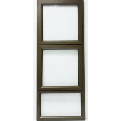 Window Frame Aluminium Ptt615 Bronze Clear Left Hand,  - Cashbuild