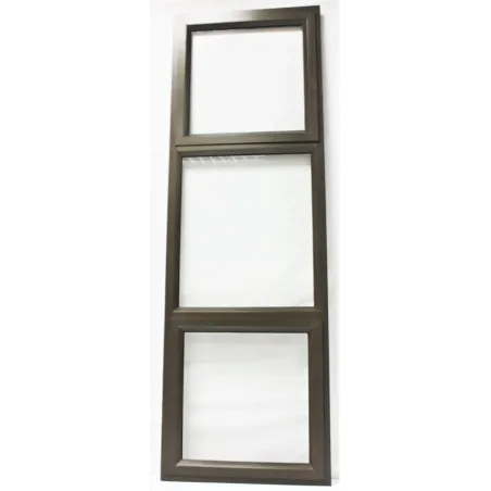 Window Frame Aluminium Ptt618 Bronze Left Hand,  - Cashbuild