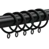 Curtain Rings Matt Black Quantity:5,  - Cashbuild