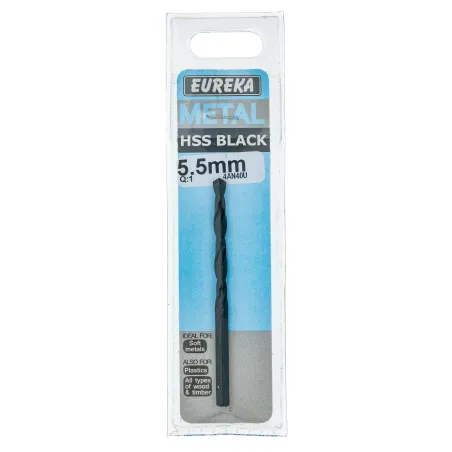Eureka Drill Bit HSS Black 5.5mm Quantity:1