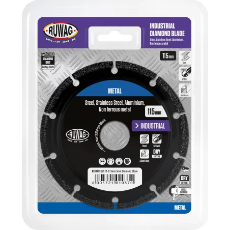 Diamond Blade Steel Ruwag 115X1mm, Ruwag - Cashbuild