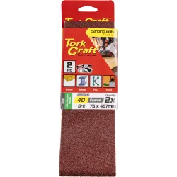 Sanding Belt 75 X 457mm 40Grit Quantity:2