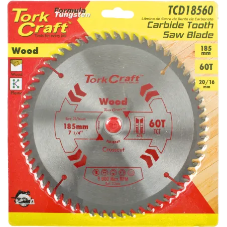 Blade Tct 185X60T 20/16 General Purpose Cross C