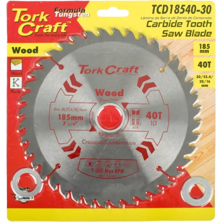 Blade Tct 185 X 40T 30/20/16/1 Gen. P Co