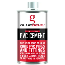 Gluedevil PVC Cement Low Pressure 200ml