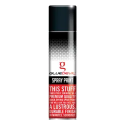 Glue Devil Spray Paint Matt Black